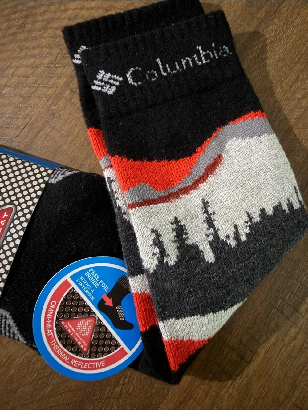 New Columbia Wool Ski Socks Omniheat woman’s small